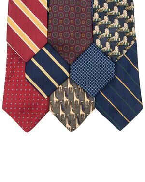 Brooks Brothers Designer 100% Silk Neck Ties Neckties Lot